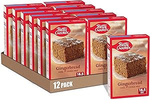 Betty Crocker Gingerbread Cake and Cookie Mix 14.5 oz. (12-Pack)
