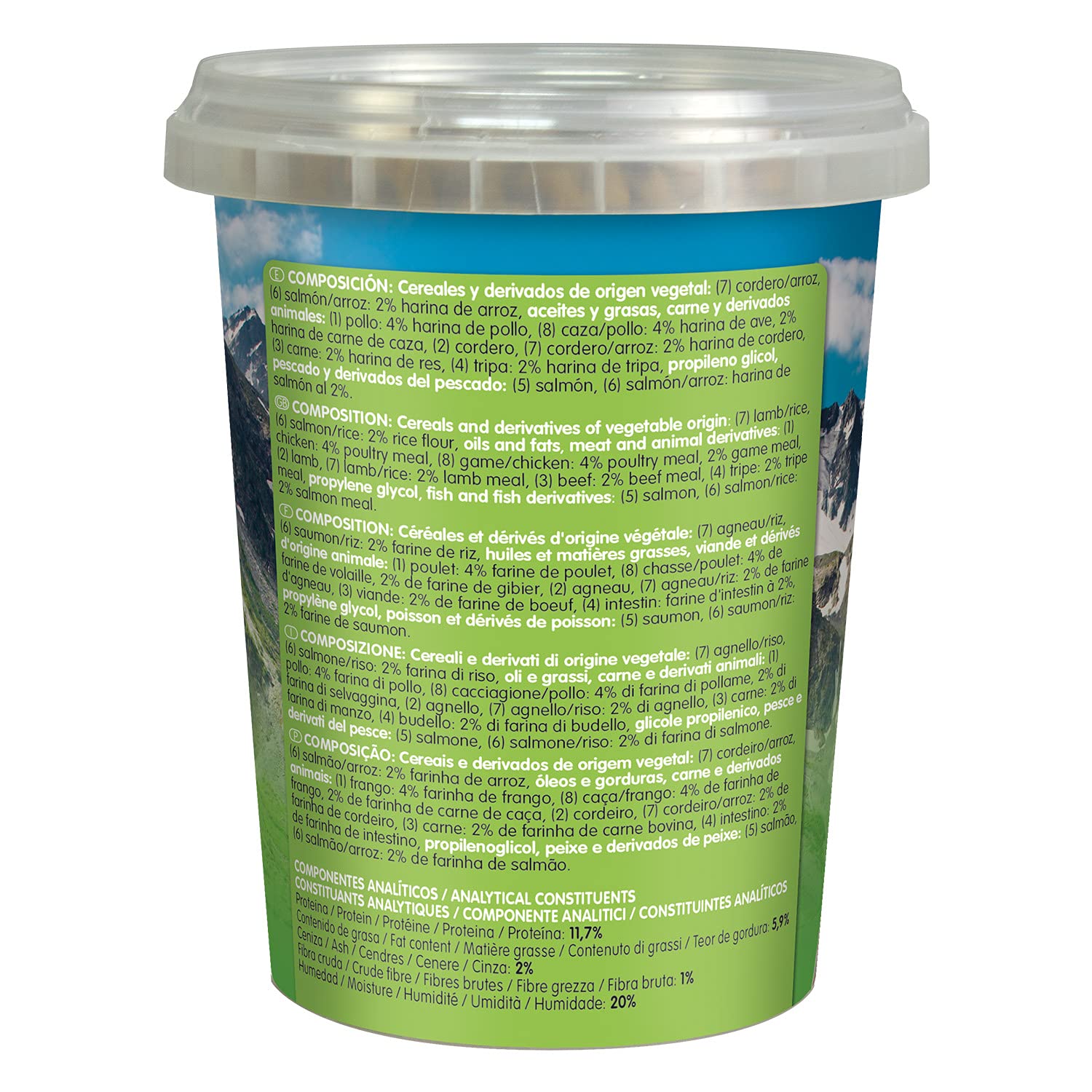 ARQUIVET - Soft Snacks para Perro - Huesitos Duo Cordero y arroz - Pack 12 x 300 g