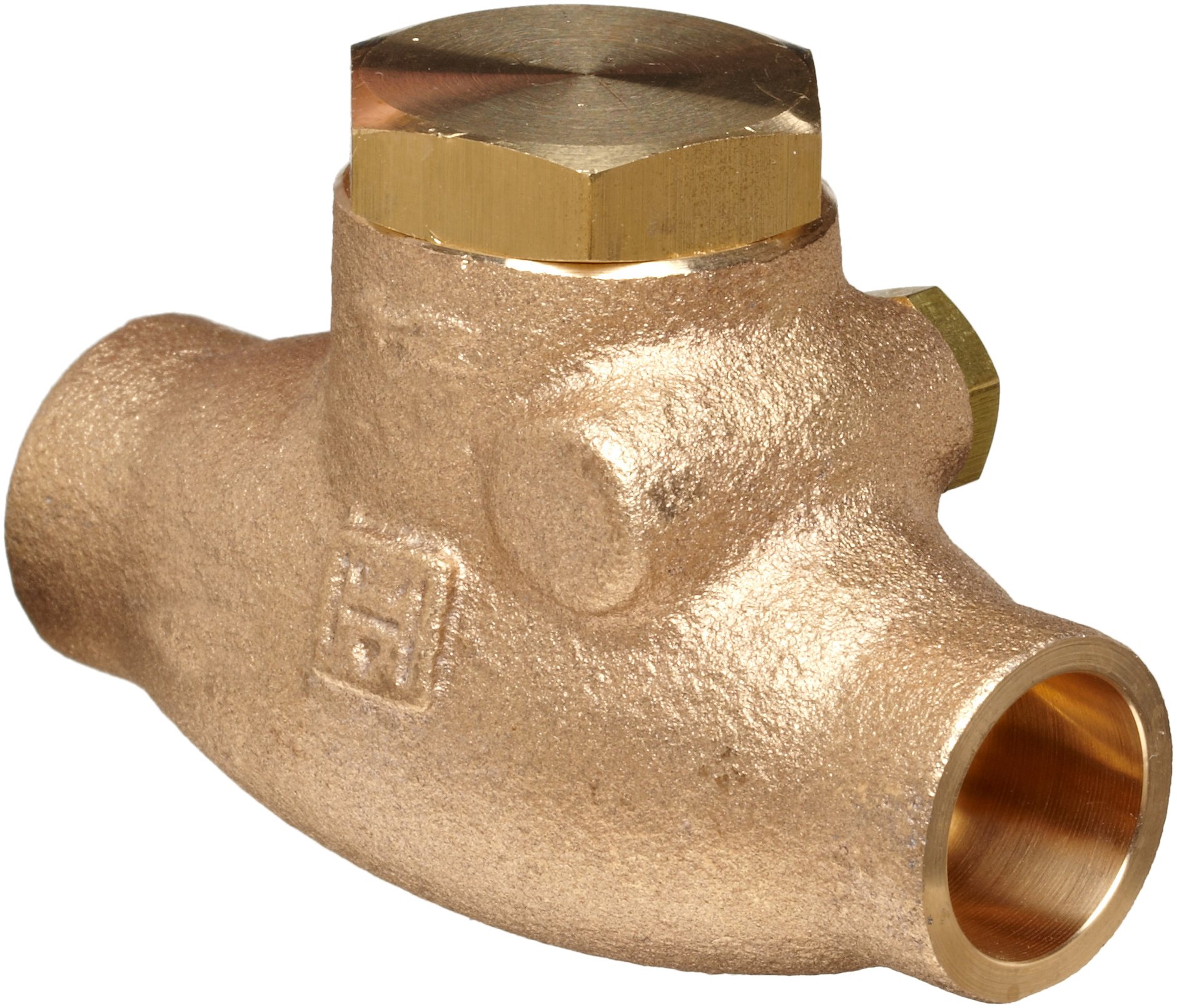 Milwaukee Valve 1509 Series Bronze Swing Check Valve, Class 125, 2" Solder End