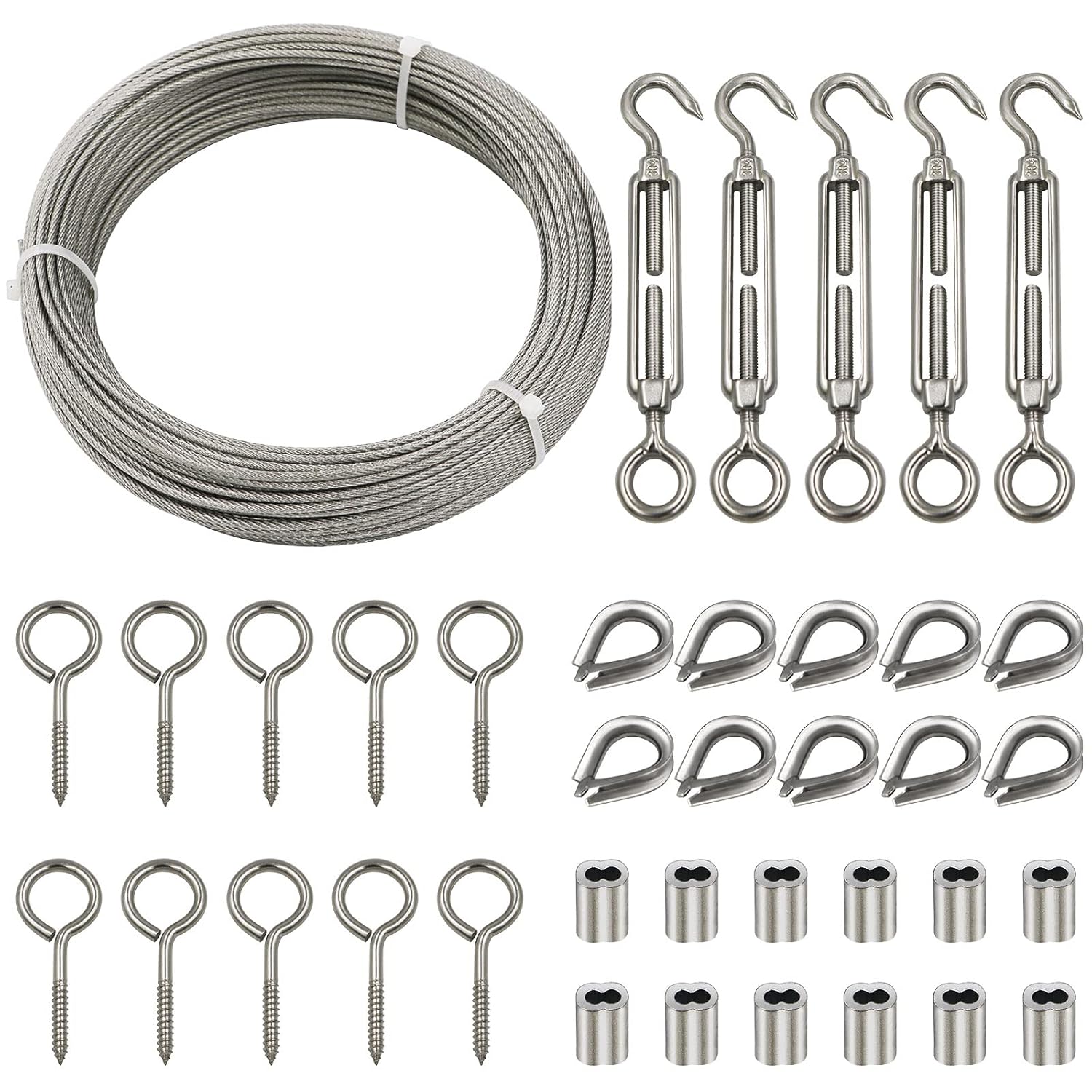 HONYTA 1.5/2 Wire Rope Kit Stainless Steel Cable Railing