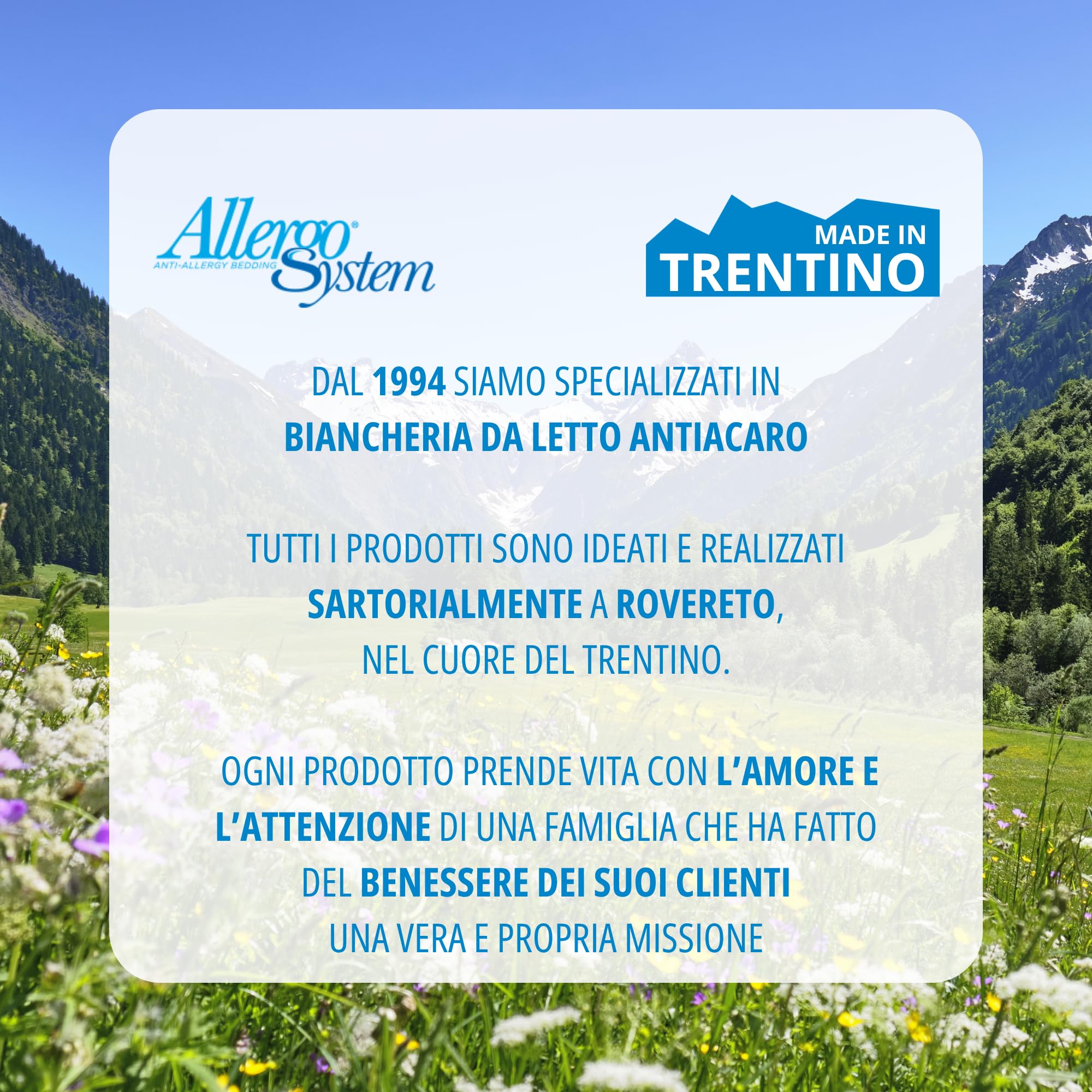 Allergosystem Set Coprimaterasso Antiacaro Singolo con Cerniera 80x190cm e Copriscuscino Letto 50x80cm - Dispositivo Medico Antiacaro e Anallergico MADE IN ITALY - Linea Sogno | Copriscuscino 50x80cm, Dispositivo Medico, Anallergico, Made in Italy, Copri