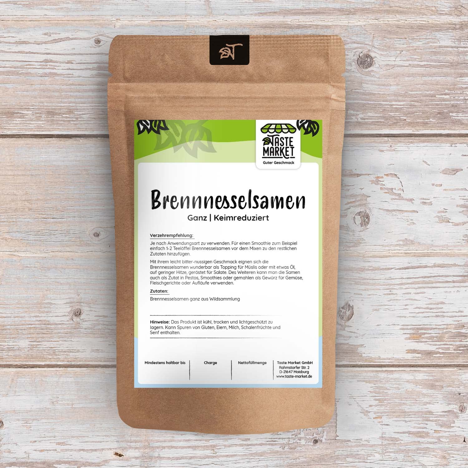 1 kg di semi di ortica | Interi | Germinazione | Vegano | Cibo crudo | Qualità pulsante | Semi di ortica interi