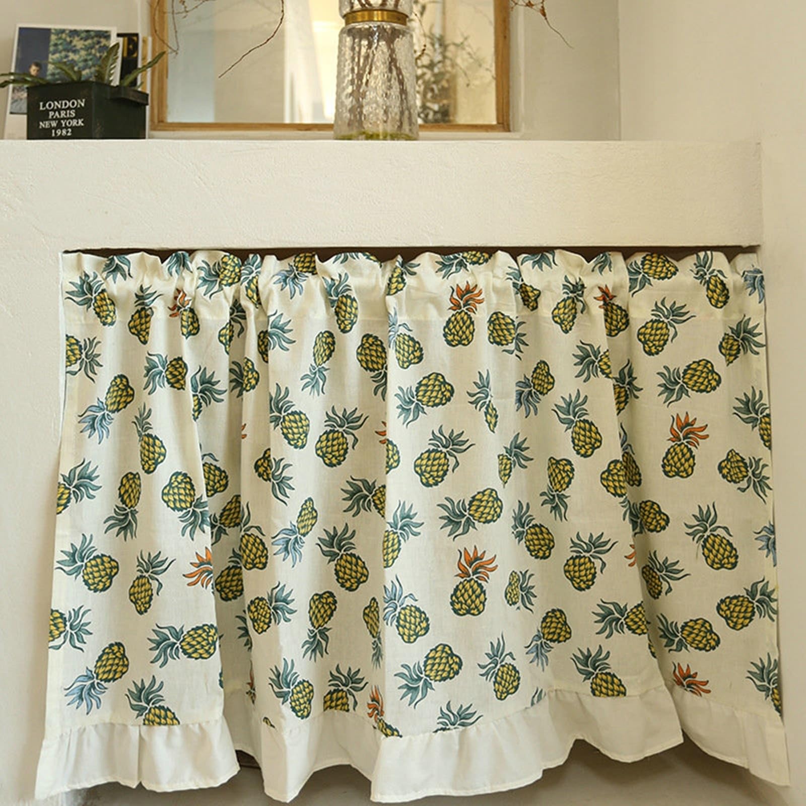 Rideaux cuisine occultant Beydodo 130x200 rideau moderne salon ananas
