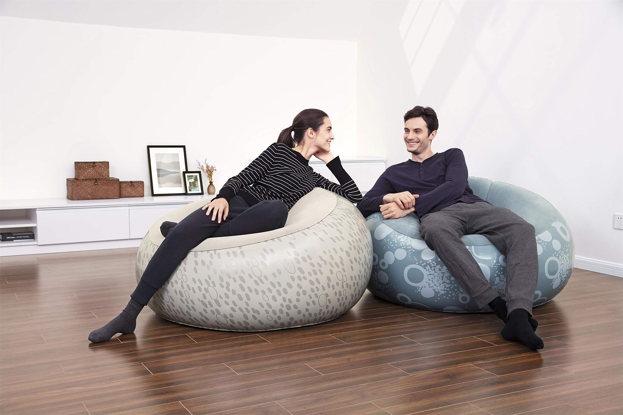 Bestway 75052C- Sillón Hinchable 112x122x66 cm