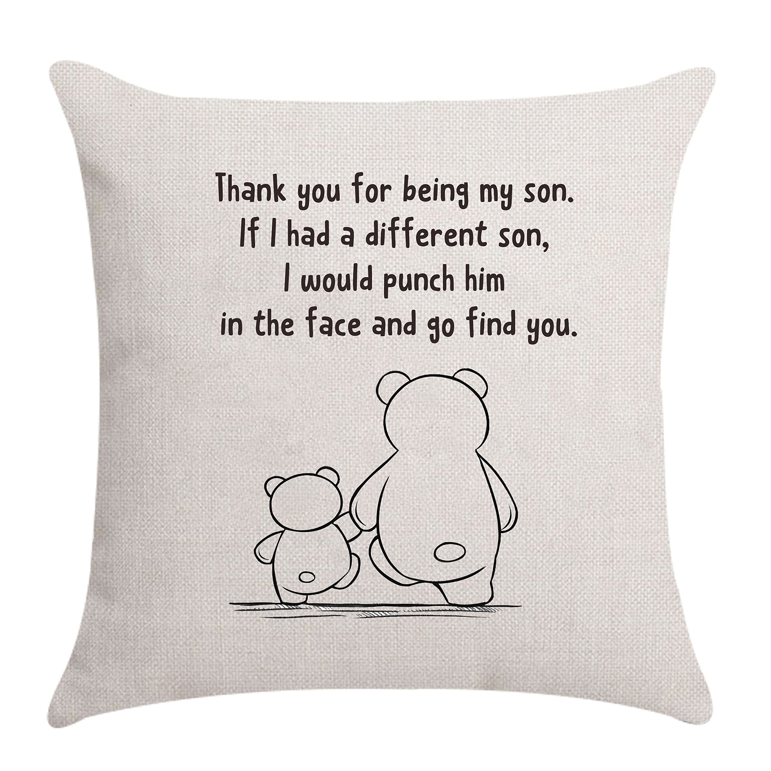 Mum Cushion Cover Throw Pillow - Mummy & Mom Gifts from Daughter & Son (Thank You for Being My Mum) — view 22