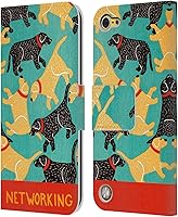 Vista 9 de Stephen Huneck X-Ray Sally Humour - Funda de piel tipo cartera compatible con iPod Touch 5G 5.ª