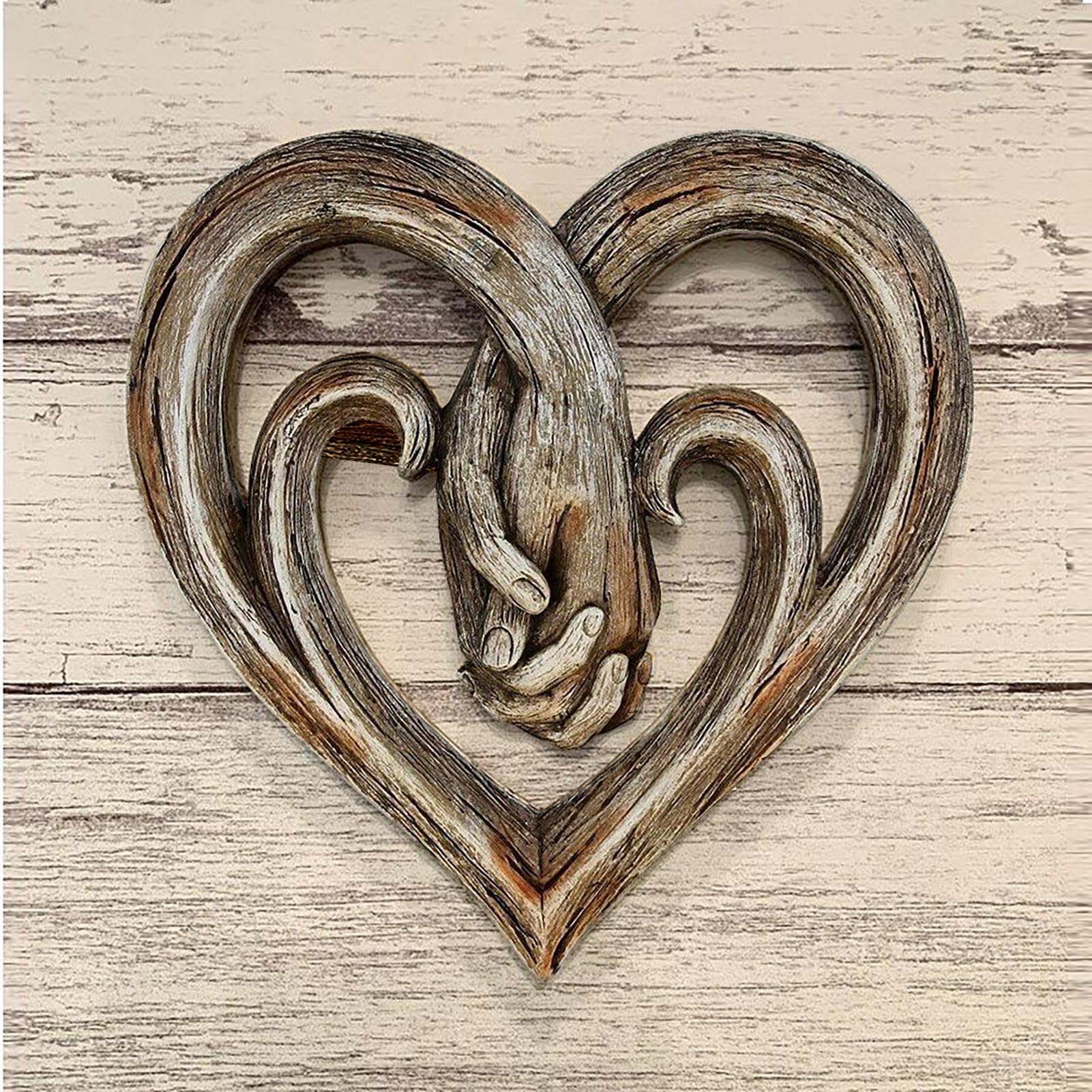 Amazon.co.jp: ハート彫刻アート - ハートアートオブジェ、ハート像