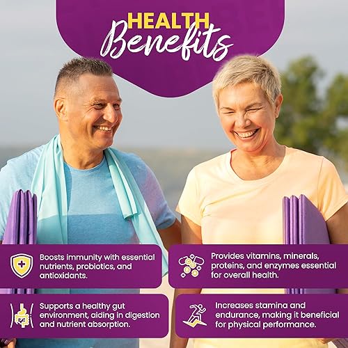 Miniatura 5 de HONEYBEEZONE Suplemento de pan de abeja, polen de abeja fermentado con perga de 500 mg, 60 cápsulas veganas, ambrosia, superalimento y salud de