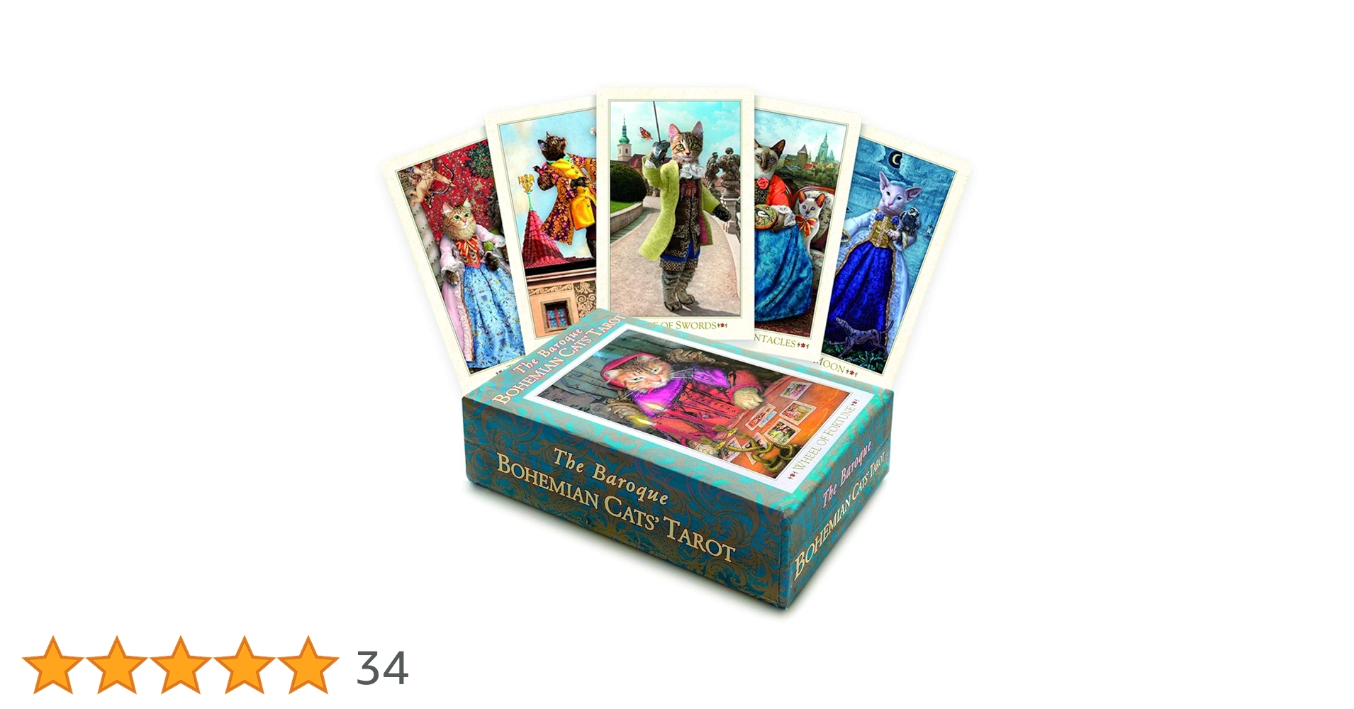Amazon | The Baroque Bohemian Cats' Tarot | Ukolov, Alex