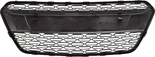 Miniatura 5 de Evan Fischer Rejilla de parachoques compatible con Chevrolet Spark 2016-2018, modelo LS, parte delantera inferior texturizada gris oscuro GM1036190