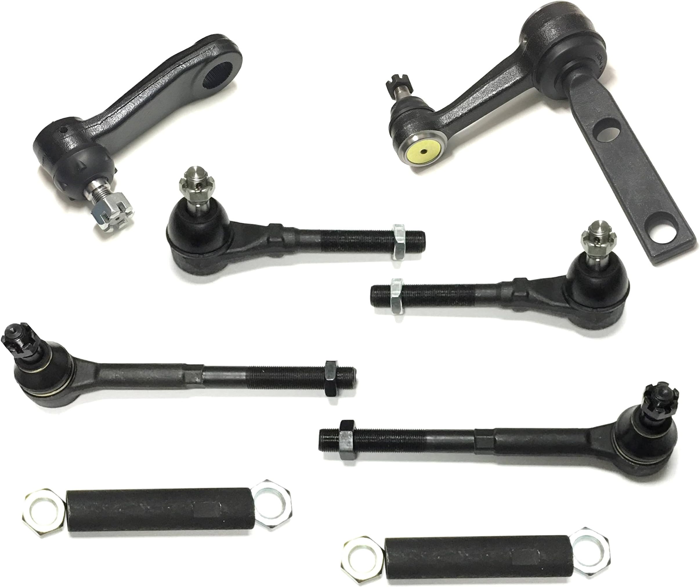 Tie Rod End Steering Drag Link Adjusting Sleeve & Pitman Arm For - Foto 8