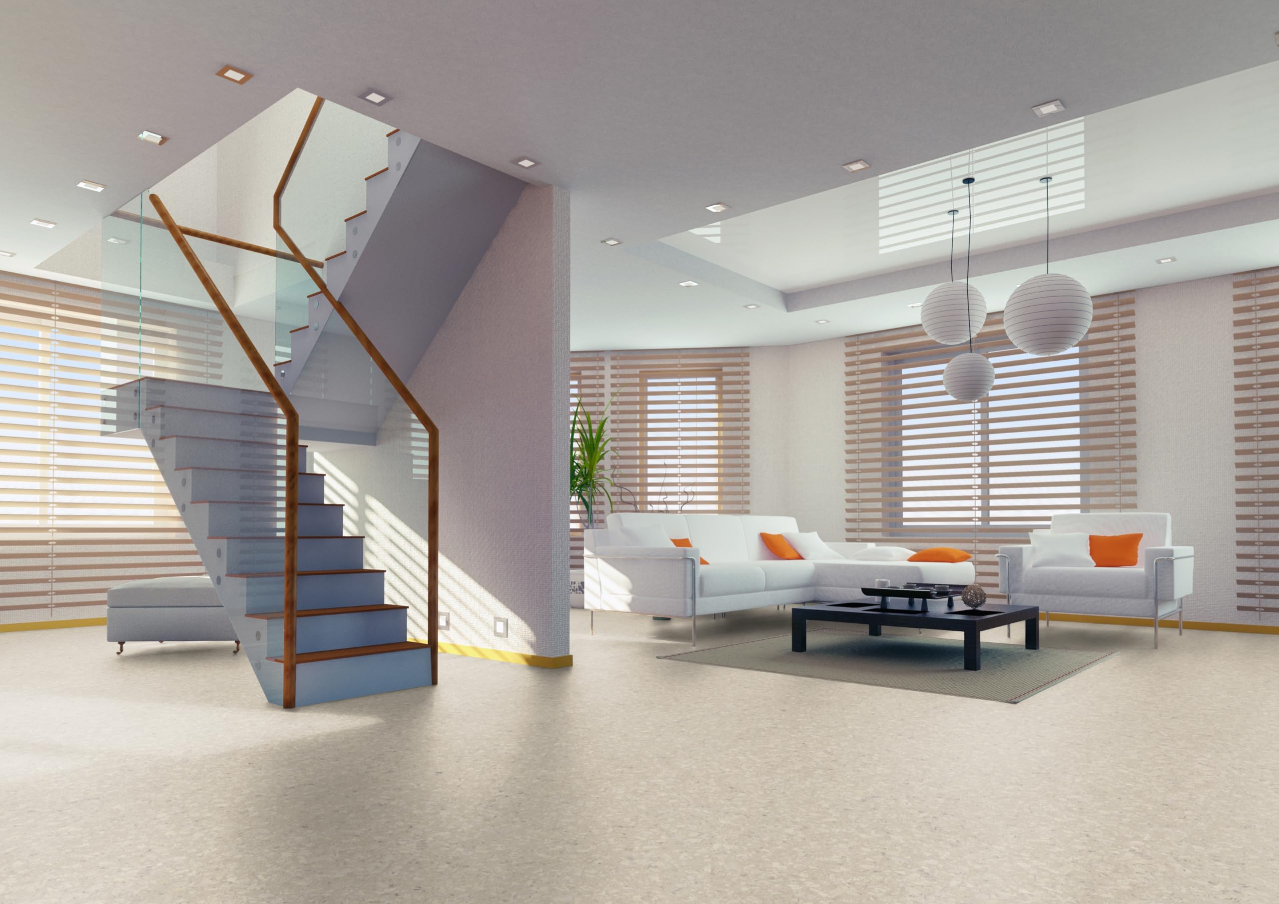 1 Paket (1,95m²) Korkboden zum klicken, Korkboden mit Trittschalldämmung, Korkfertigparkett, Korkklickboden gefärbt, Korkboden in creme, Korkfertigparkett eingefärbt und endversiegelt - Ara creme