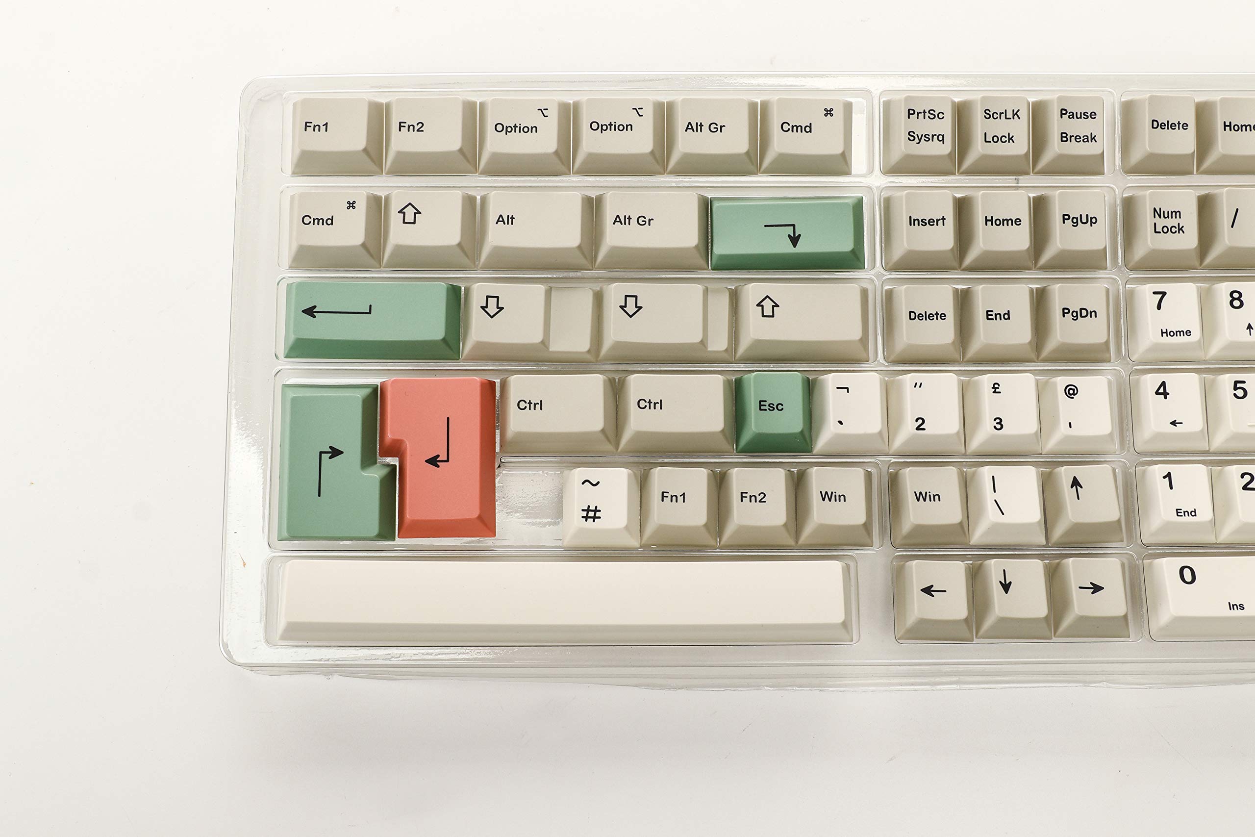 HK Gaming Custom Keycaps Dye Sublimation PBT Keycap Set for