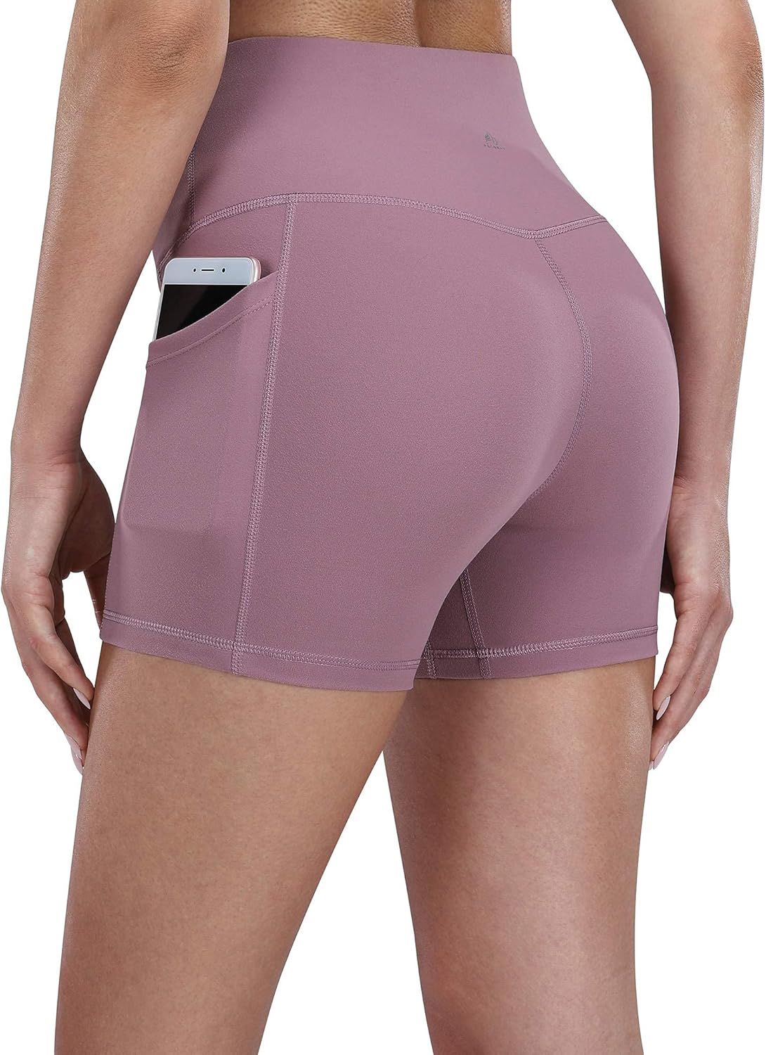 Fengbay 2 Pack 8" /5" Biker Shorts for Women with Pockets, High Waist Workout Shorts for Women Compression Yoga Shorts - Image 2