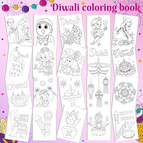 Vista 32 de Liliful 144 libros para colorear de Feliz Navidad a granel para niños, libros de actividades de invierno, recuerdos de fiesta, libro de dibujo