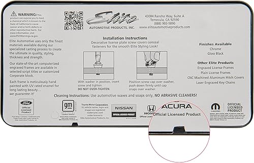 Miniatura 4 de Marco de matrícula Pontia Trans AM negro