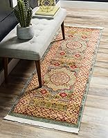 Vista 16 de Unique Loom Palace Collection - Alfombra Saray (3 pies 3 pulgadas, redonda, crema/marrón claro)