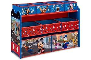 Mickey Mouse Desk for Toddler 9 Bin Design and Store Toy Organizer