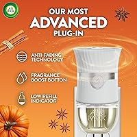 Vista 7 de Air Wick Repuesto de aceite perfumado enchufable, infundido con aceites esenciales, ambientadores de aire enchufables para el hogar, Pumpkin Spice