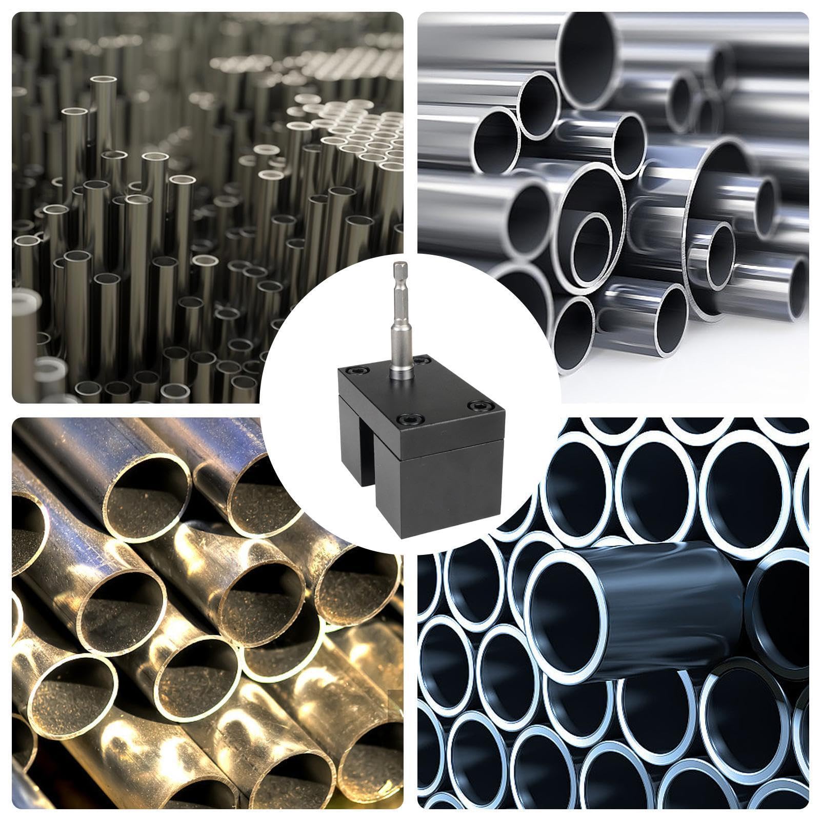 Zestaw narzędzi do zaciskania rur, zestaw narzędzi do skręcania rur, zestaw narzędzi do formowania metalu 8,5 cm, zestaw narzędzi do budowania mechanizmów, nowoczesny styl wzornictwa przemysłowego