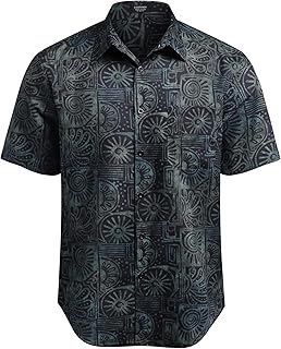 COOFANDY Men Hawaiian Tropical Shirt Button Down Short Sleeve Vintage Floral Shirt