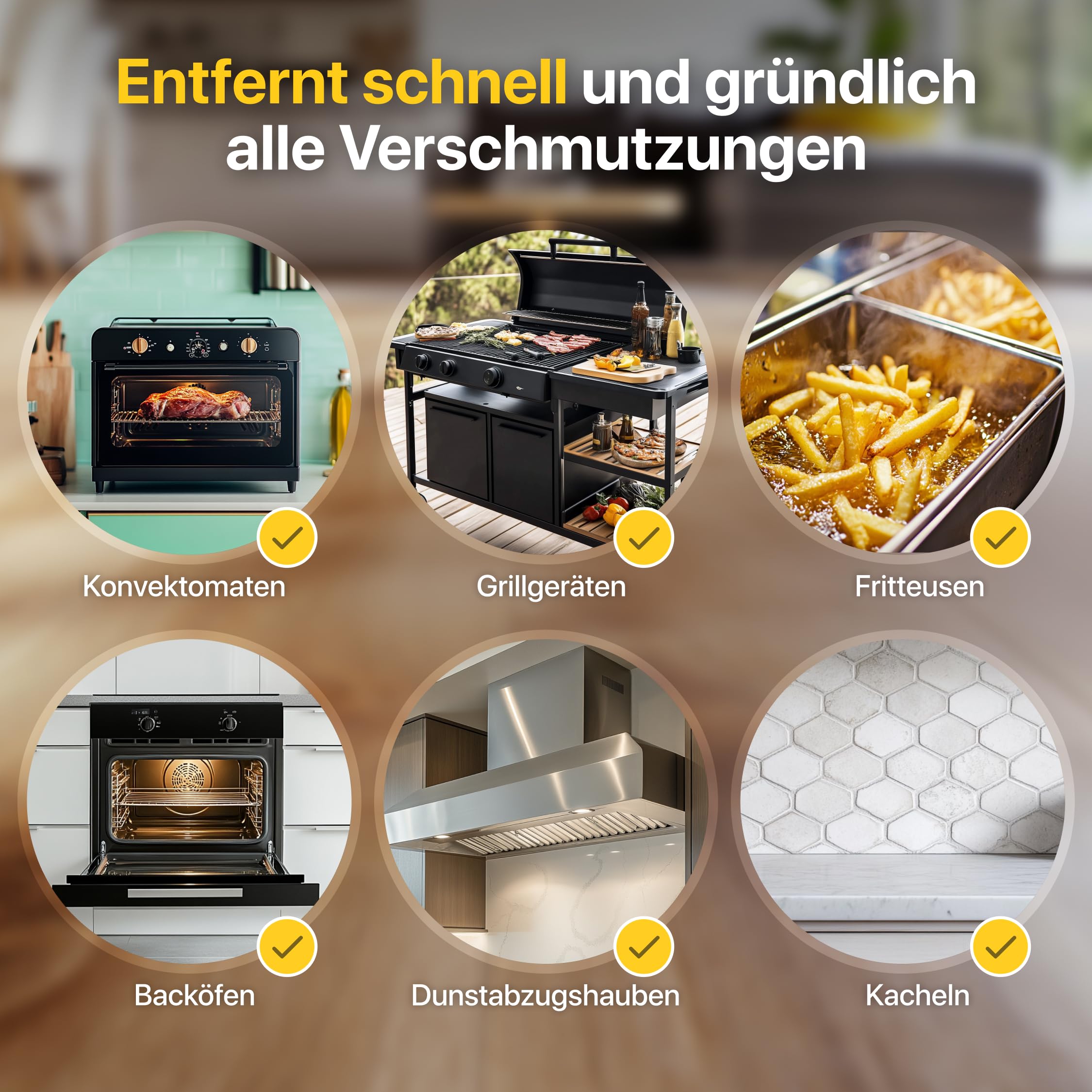 Grillreiniger Backofenreiniger Friteuse Fettlöser Gastronomie küchenreiniger 5L