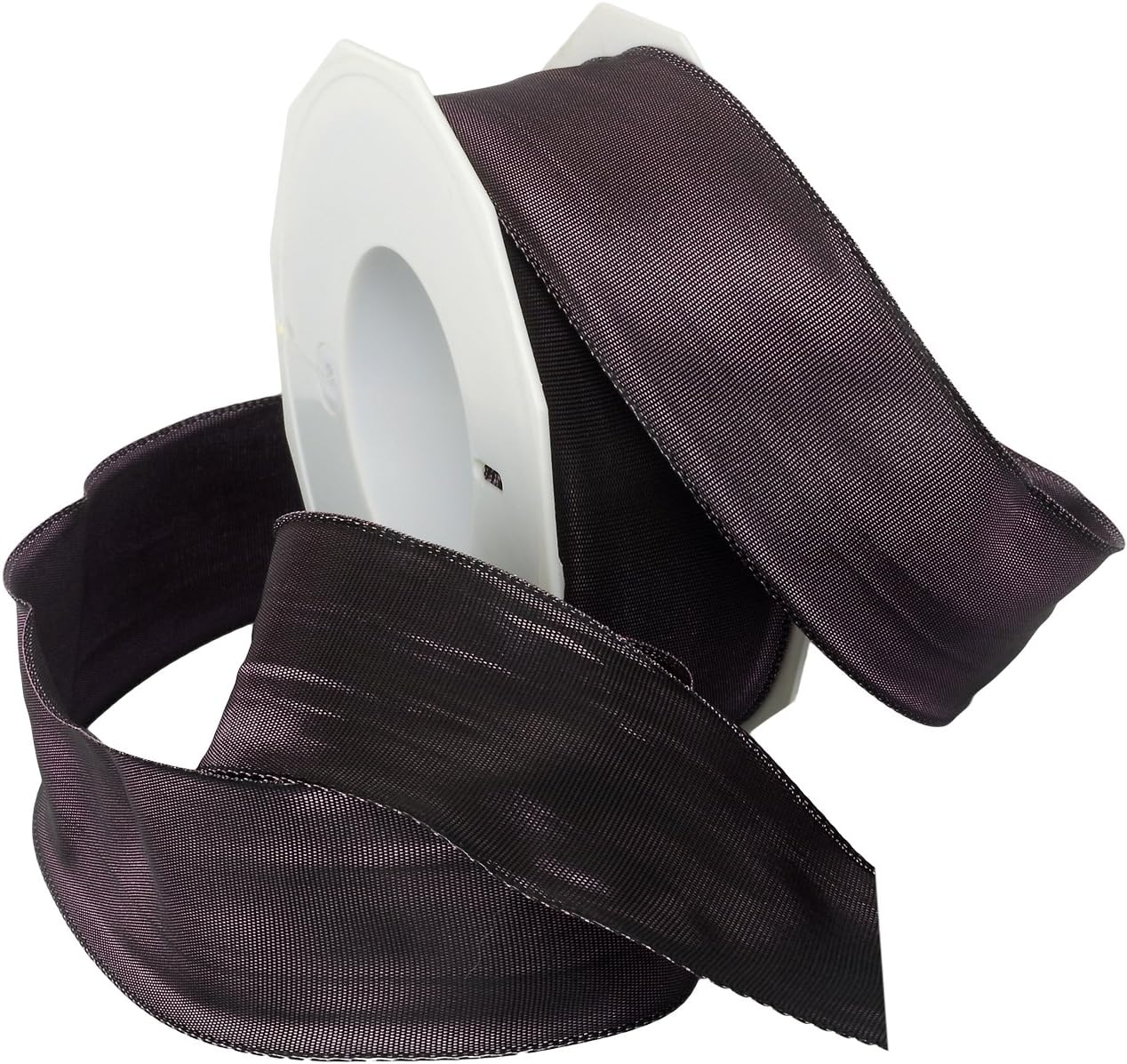 Morex Ribbon French Wired Lyon Ribbon, 1-Inch by 27-Yard Spool, Baby Pink (46425/25-220)