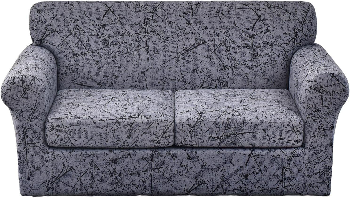 HAOYONG Stretch Loveseat Couch Covers 3 Pieces Loveseat