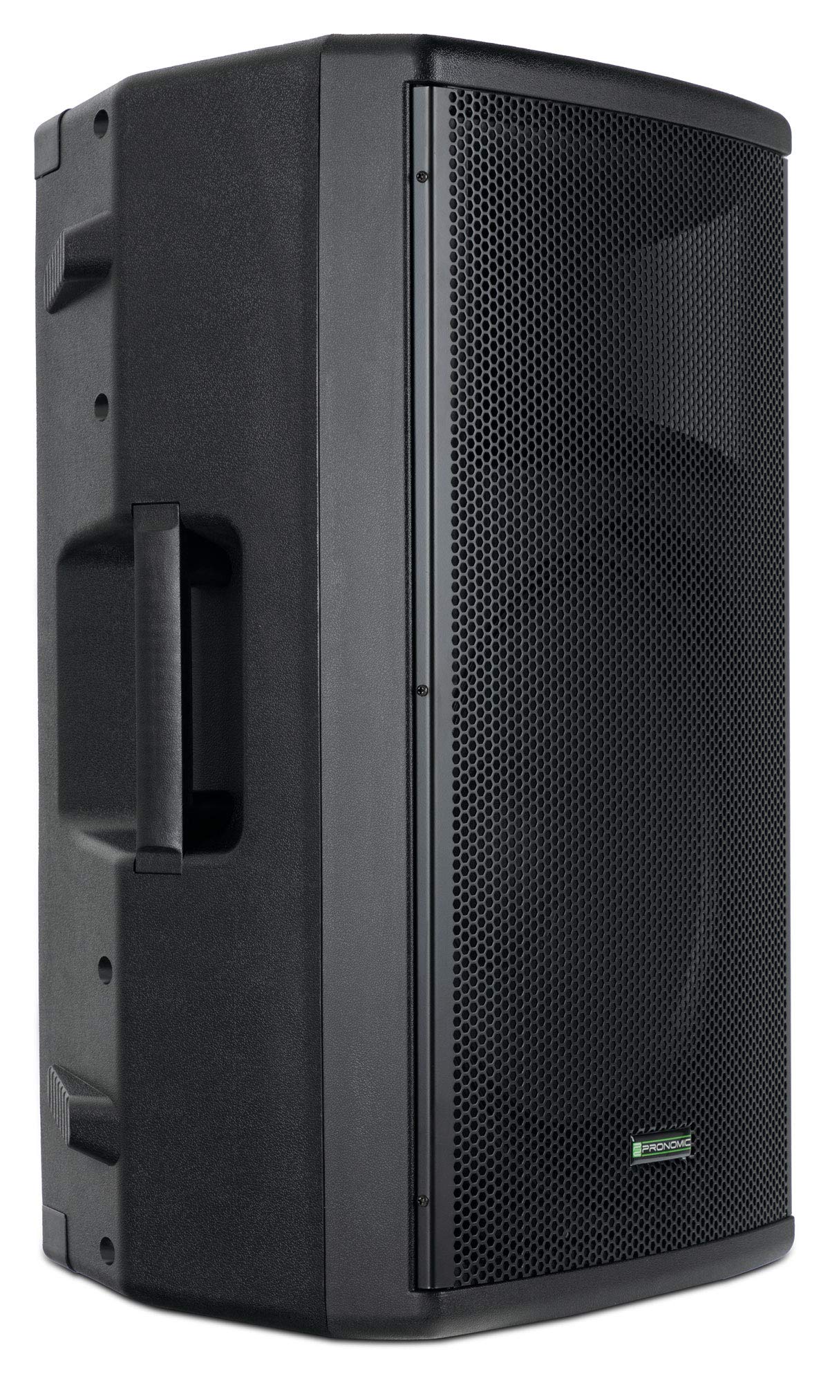 Pronomic Powerstage Economy 1815 2.2 - aktives PA-Set mit 2X 18-Subwoofer und 2X 15-Satelliten - 840 Watt Gesamtleistung (RMS) - inklusive Distanzrohre und XLR-Kabel