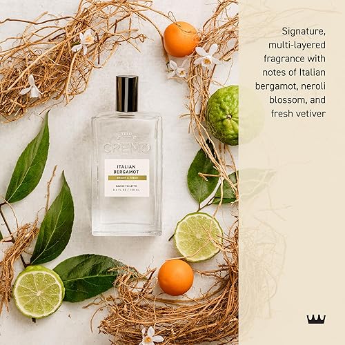 Miniatura 2 de Cremo Colonia para hombres  Espray de colonia italiana de bergamota para hombre, una combinación de bergamota italiana, flor de neroli y vetiver