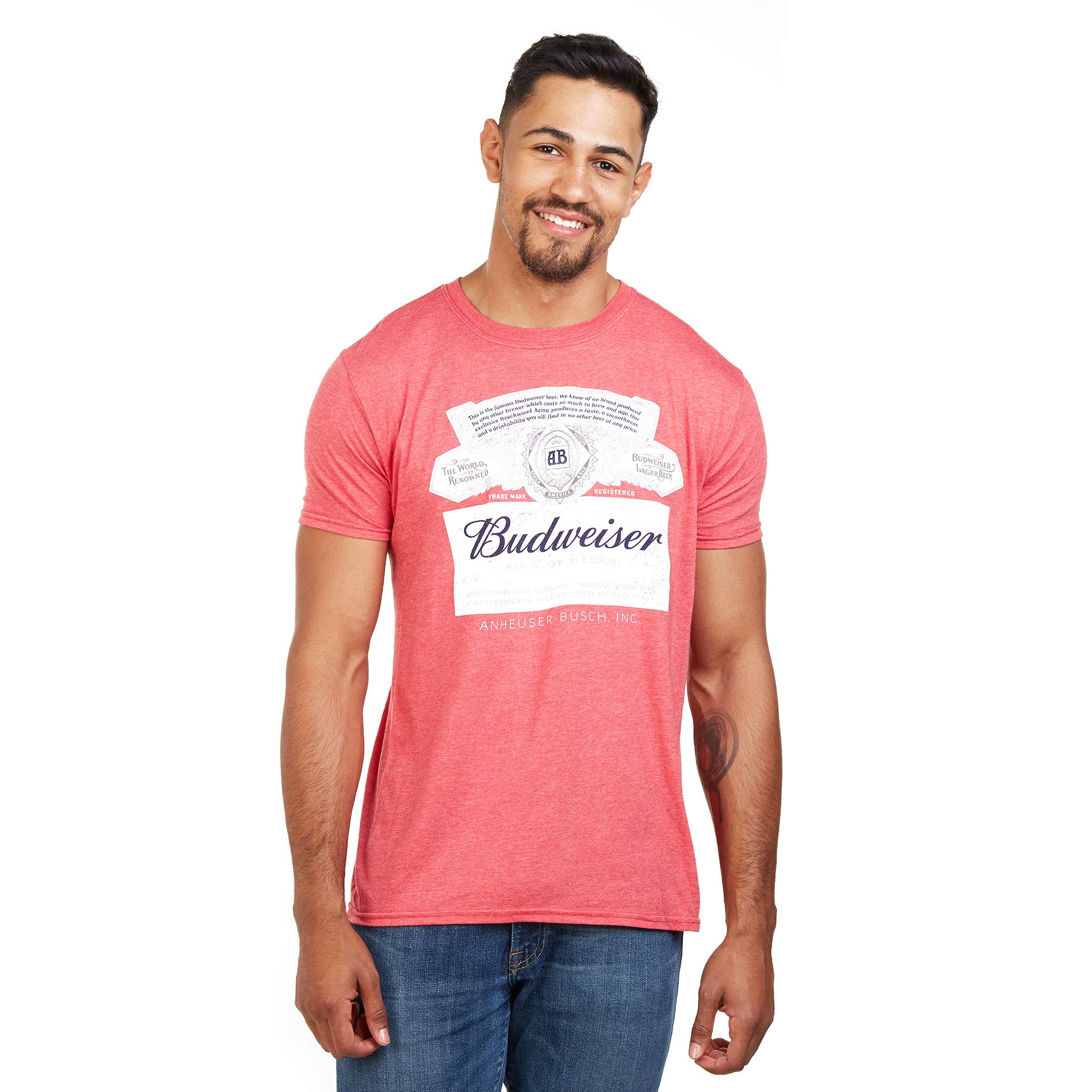 Budweiser Men's LABEL T - Shirt