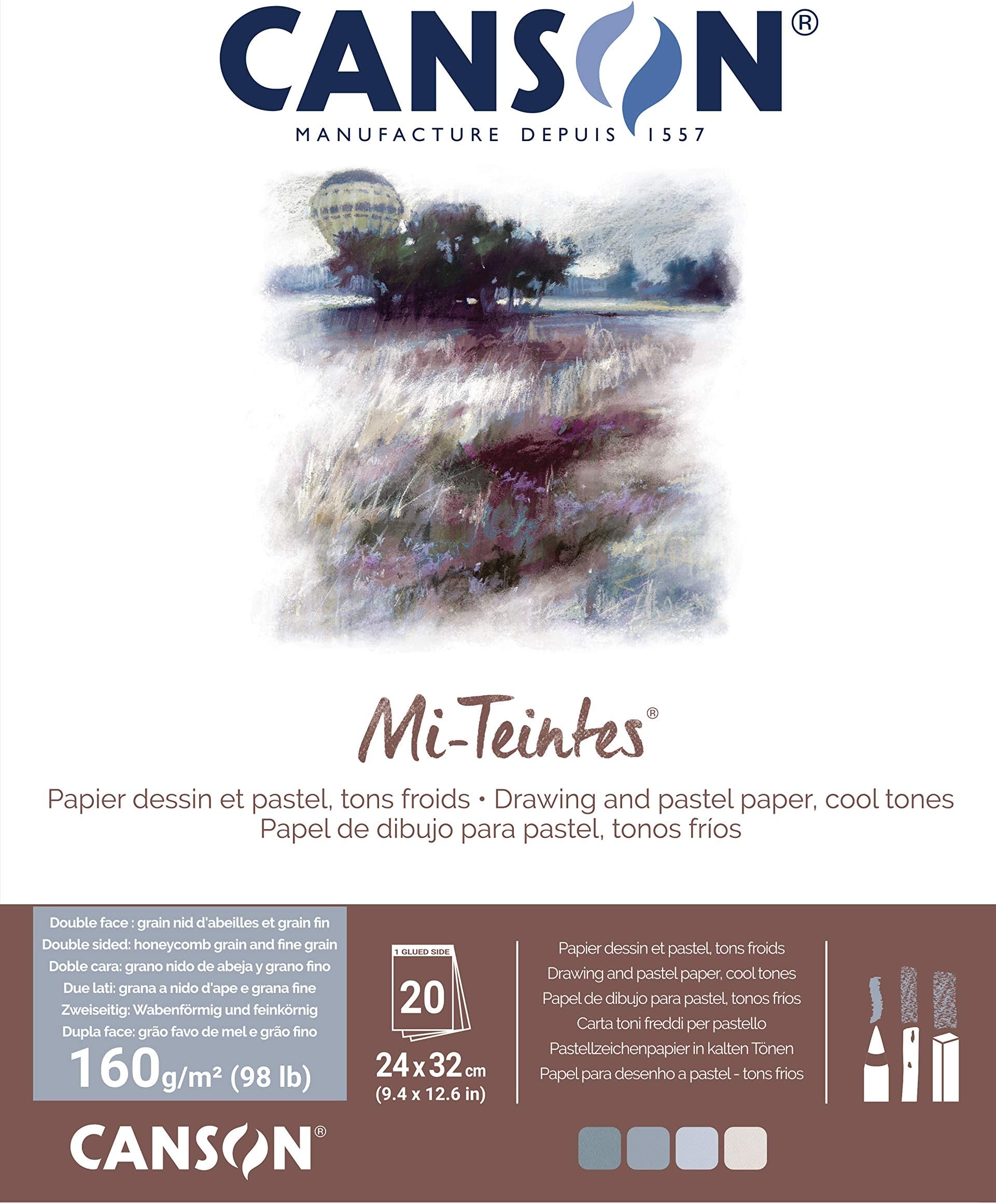 Toned Tan Sketchbook Talens Rembrandt Paper Toned Industrial Grey, 8.3 X 11.7 Inches (A4) 50 Sheets (93080002 Toned Sketchbook