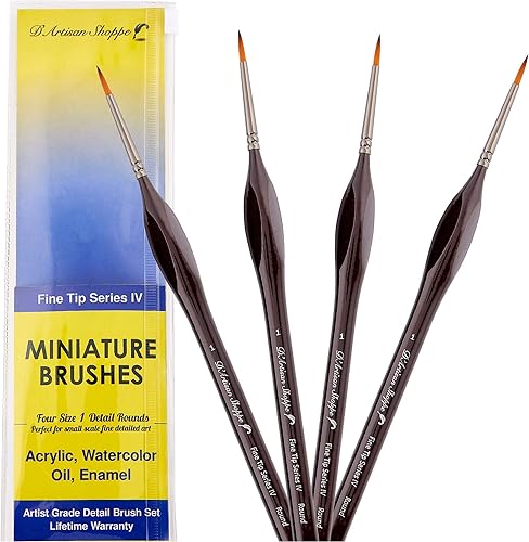 Miniatura 3 de Fine Tip Series Round 000 y Fine Tip Series Round 1 Bundle Brush Pack