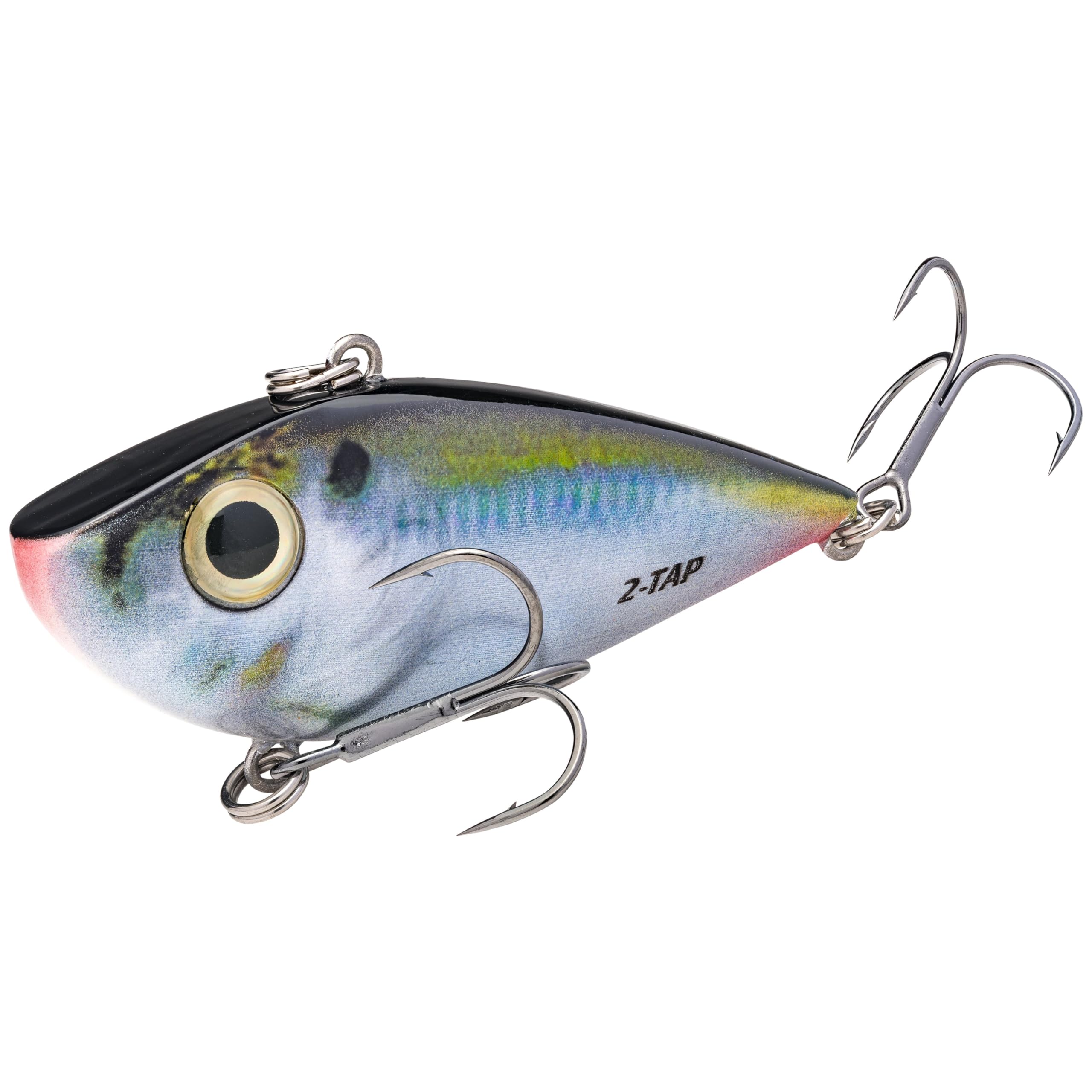(REYESDTT12-699) Red Eyed Shad Tungsten 2 Tap Fishing Lure, 699 - Natural Shad, 1/2 oz, Tungsten Sound Chamber