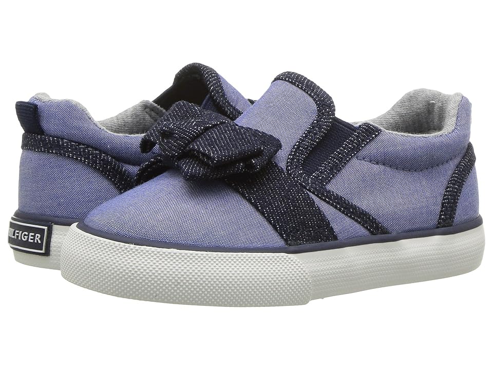 

Tommy Hilfiger Kids Denise Slider Bow (Toddler/Little Kid) (Denim) Girl's Shoes