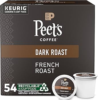 Amazon.com: Peet's Coffee, Dark Roast Keurig K-Cup Pods - French