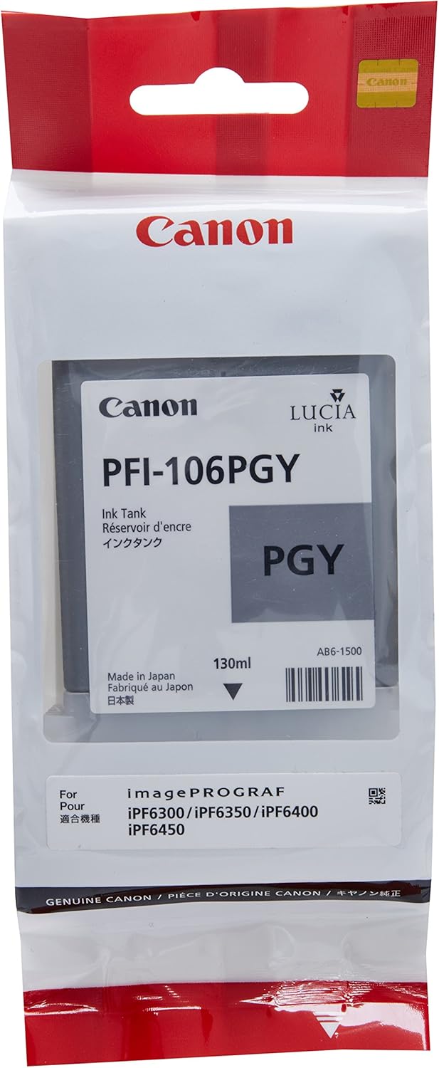 Canon 6620B001AA (PFI-106MBK) Matte Black Ink Cartridge (130 Ml) Ink