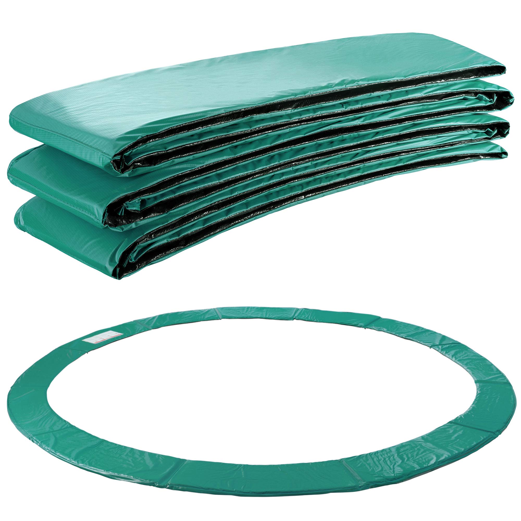 Arebos Trampolin Randabdeckung Federschutz Ø 487 cm | Trampolin Randschutz | Trampolinzubehör aus PVC und PE | Reißfest | Federabdeckung 100% UV-beständig & wasserabweisend | Grün