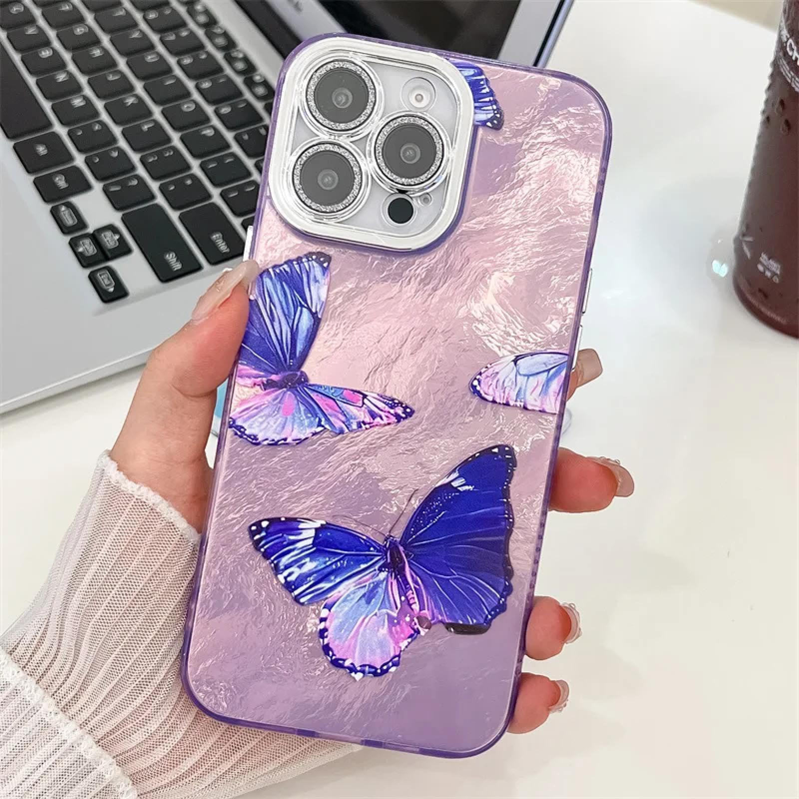 Coque pailletée iPhone 14 Pro Max rigide protection haut de gamme - 7