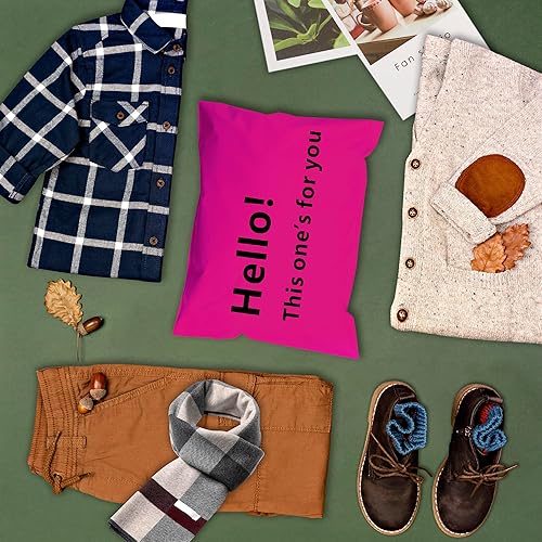 Miniatura 5 de Sobres de polietileno de 10 x 13 pulgadas, 25 unidades, bolsas de envío autoselladas con 2.4 mil, bolsas de polietileno impermeables y resistentes a