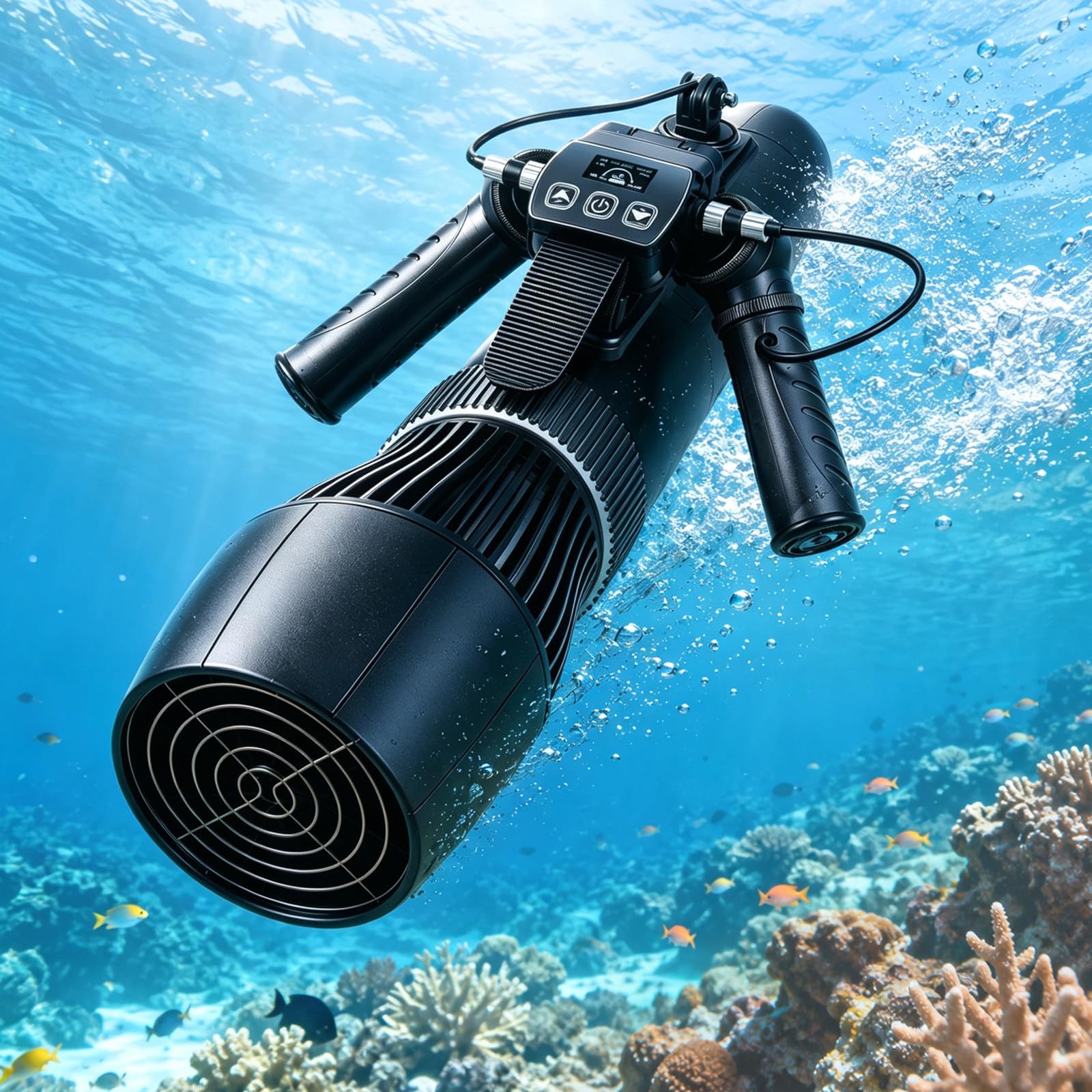 moupeaktain Underwater Scooter for Adults, Dual-Mode Control, 60-180 Min