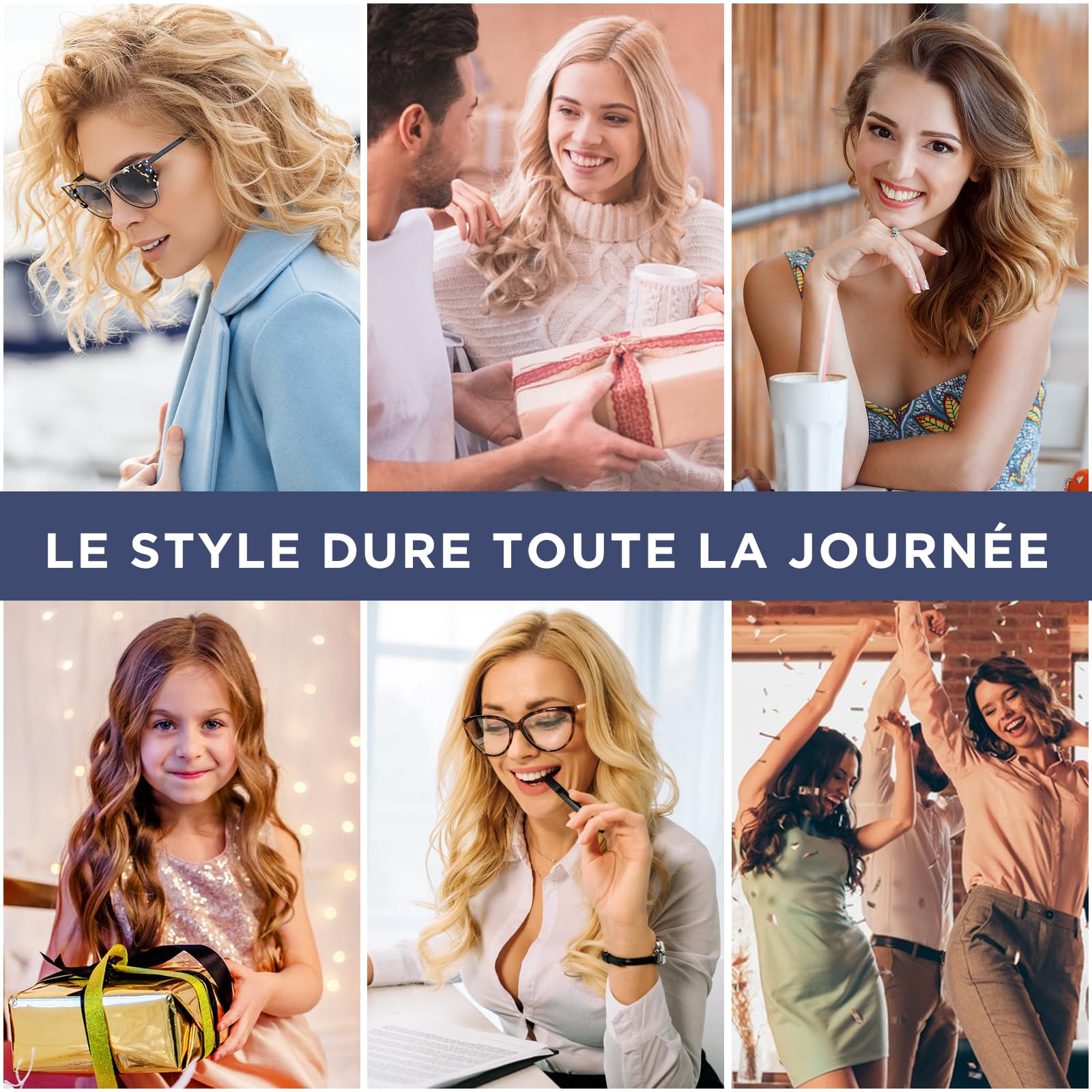 Boucleur A Cheveux Automatique 32mm, PARWIN PRO BEAUTY Fer À Friser Rotatif À 360°, Système Innovant Pour Les Boucles, 4 Températures Réglables, Signal Sonore De 7s