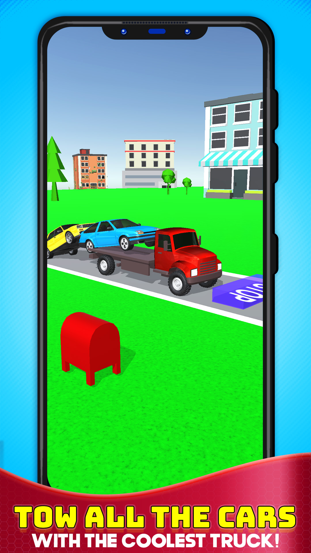 Tow Go Rush! Car Towing Squad Race 3D Car Tow Cargo Truck Collect