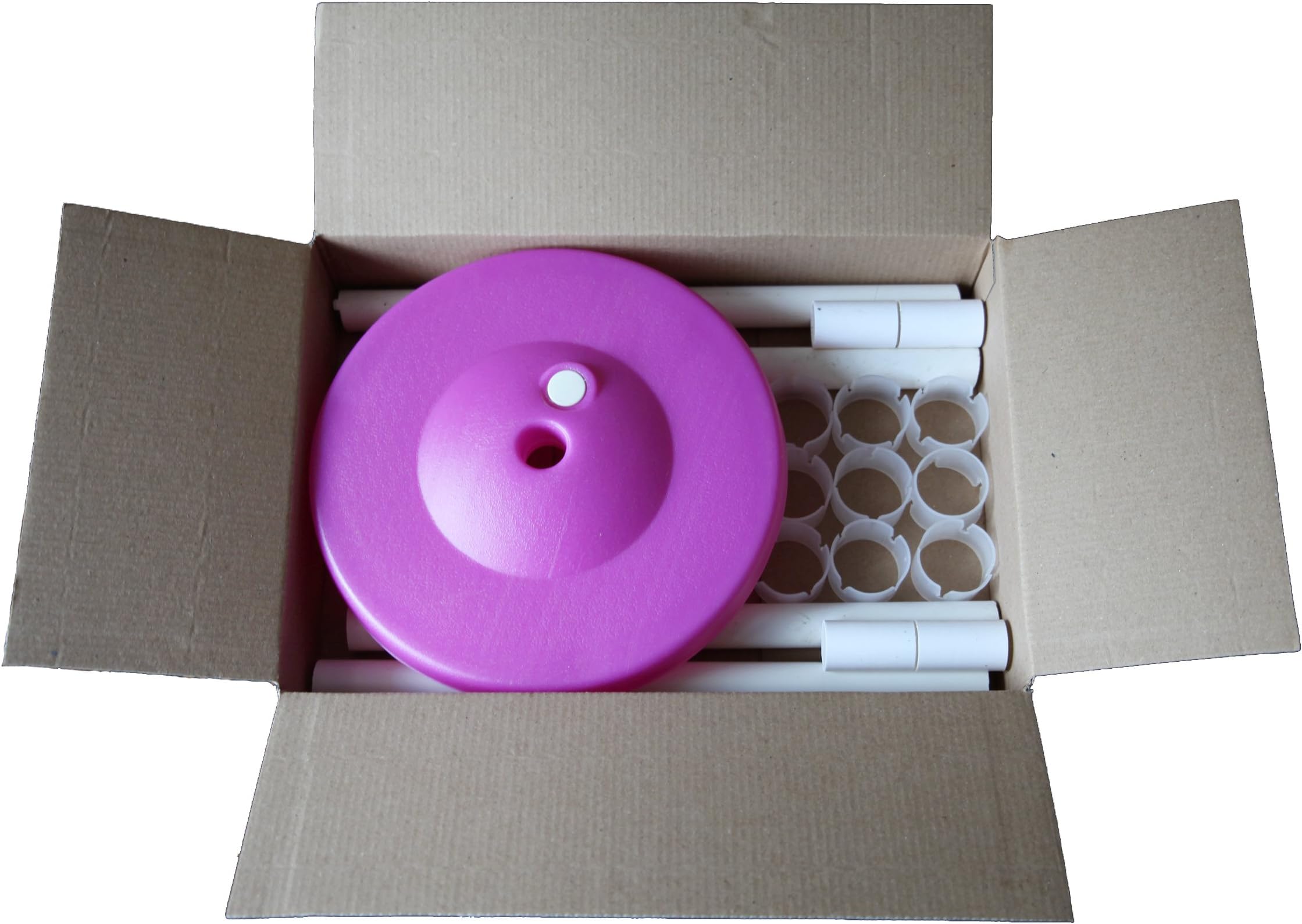 NW 1776 120cm Balloon Column Base/Stick/Plastic Poles+10pcs Balloon Rings Balloon Arch Wedding Decorations Event Party Supplies Garden Decorations (Pink)