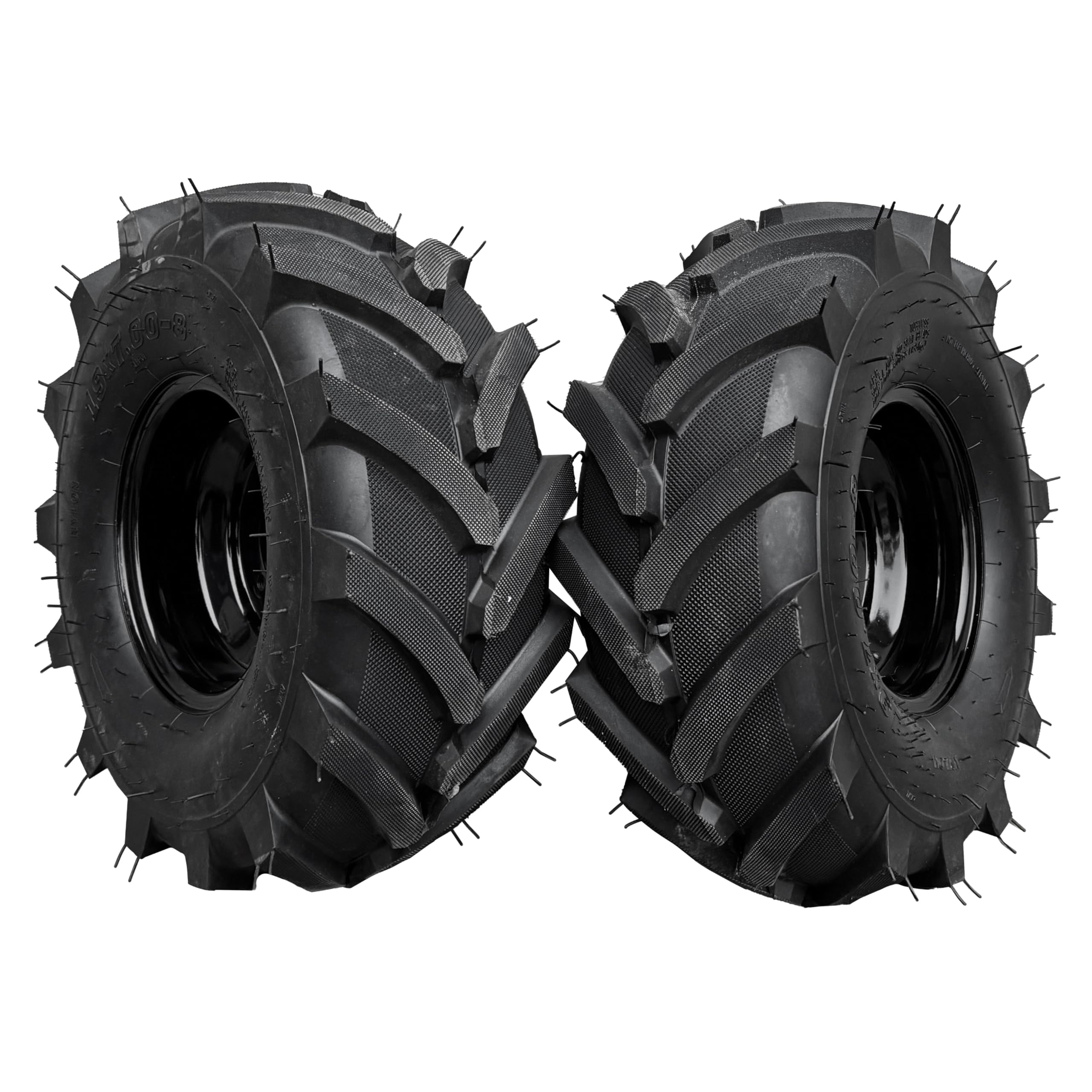 Juego de ruedas de repuesto para motoazadas y fresadoras de jardín (19 x 7,00 – 8", 180 mm)