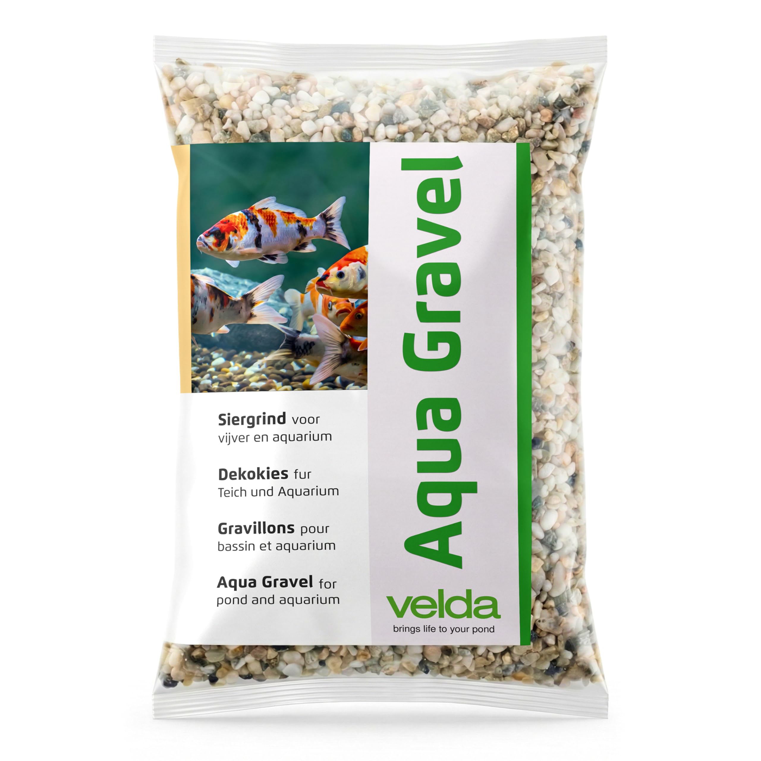 Velda No Colour Pond & Aquarium Gravel 4/6Mm 2.5Kg - Aquatic Gravel For Outdoor Ponds, Plants & Aquariums - Decorative Pond Gravel For Garden & Water Features