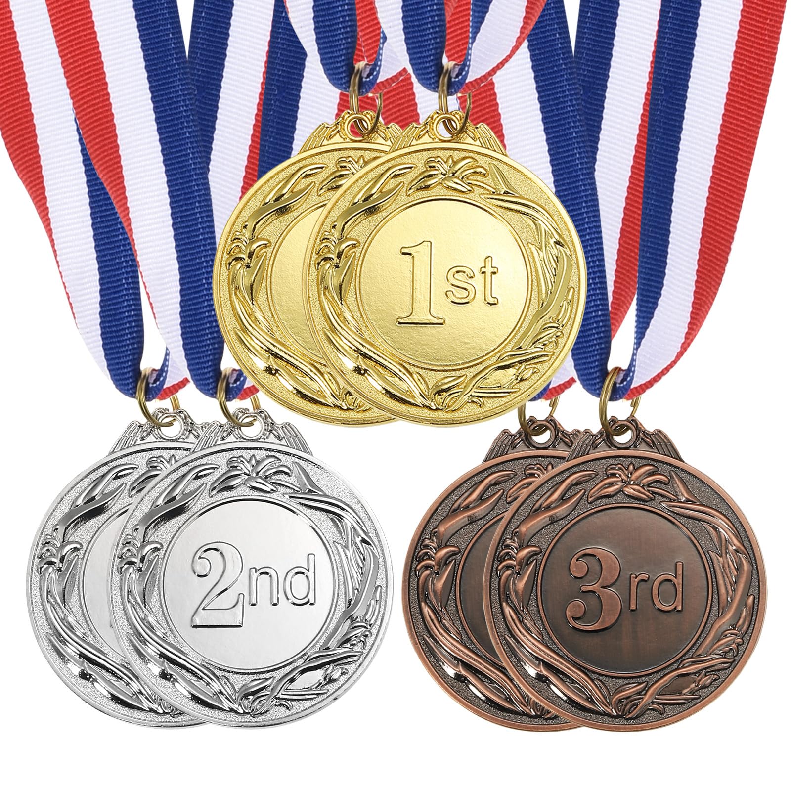 PATIKIL Gold Silver Bronze Award Medals 2.6 Inch