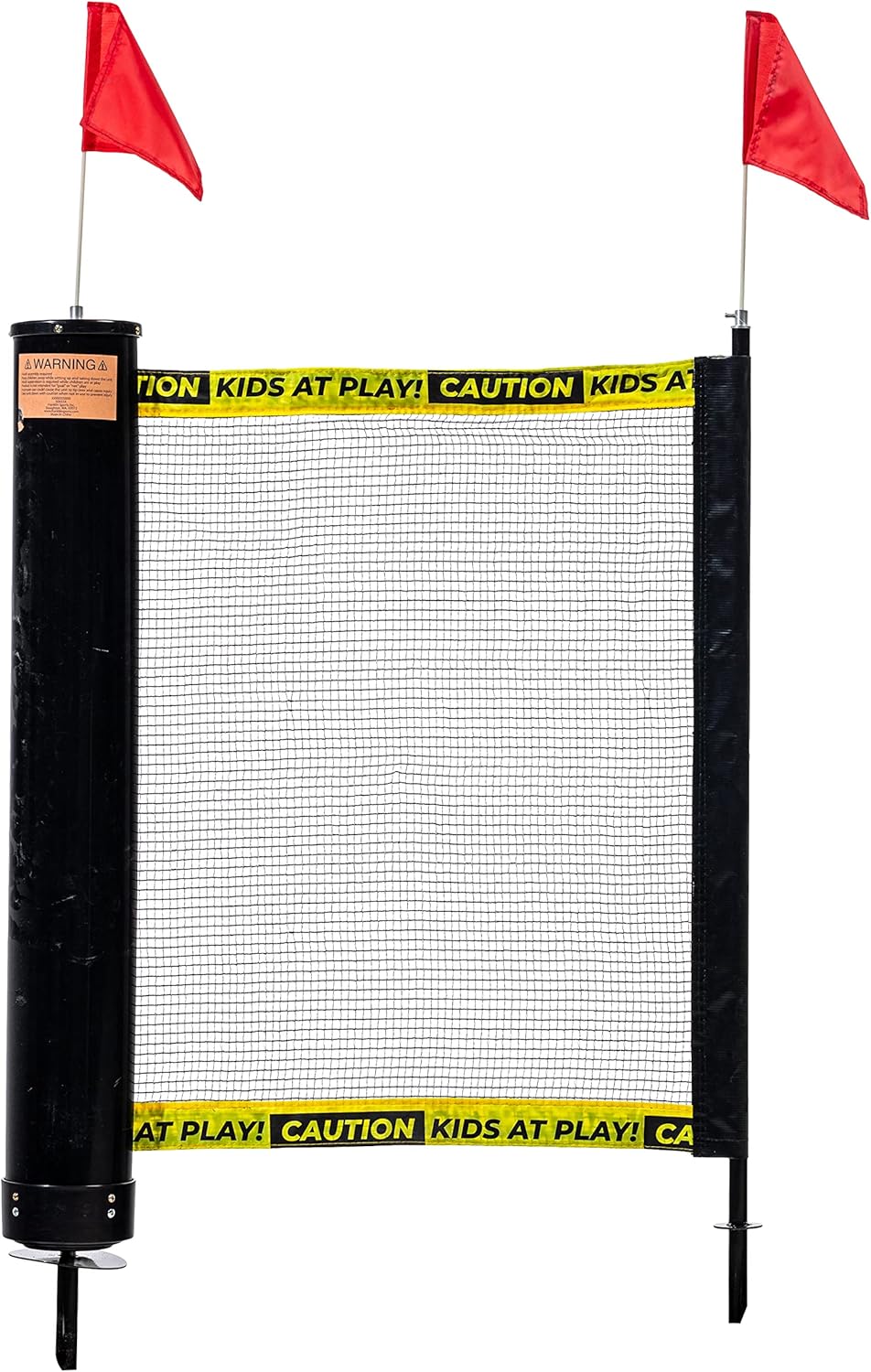 Franklin Sports Retractable Driveway Barrier– Visual Safety Barrier – Adjustable up to 20 feet– Easy Setup