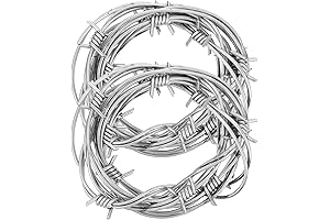 Gadpiparty Fake 2pcs Fake Barbed Wire Halloween Plastic Decoration Prop