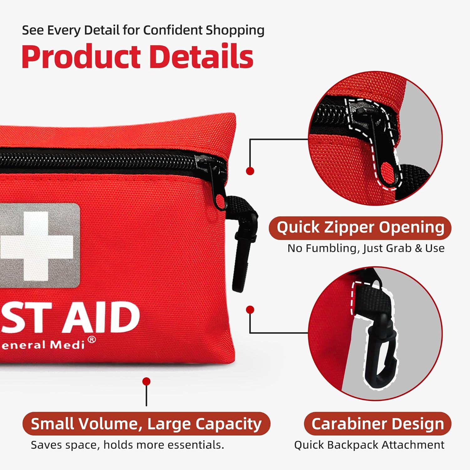 General Medi 92-Piece Mini First Aid Kit - Image 3